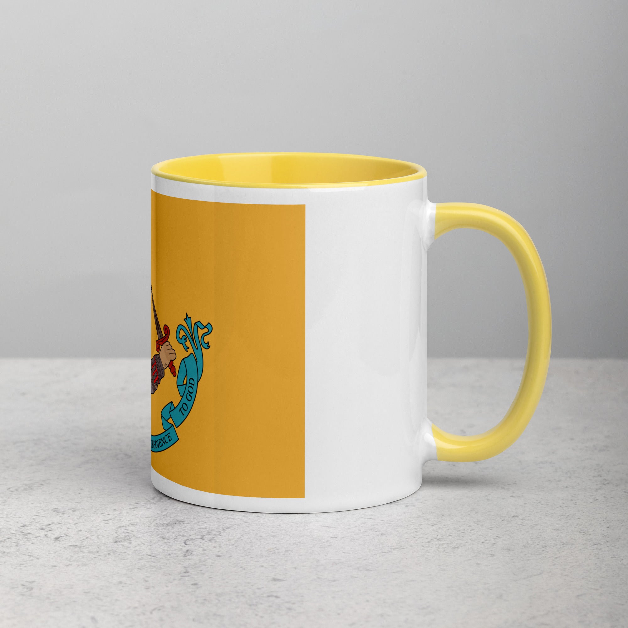 Resistance to Tyrants is Obedience to God Mug with Color Inside