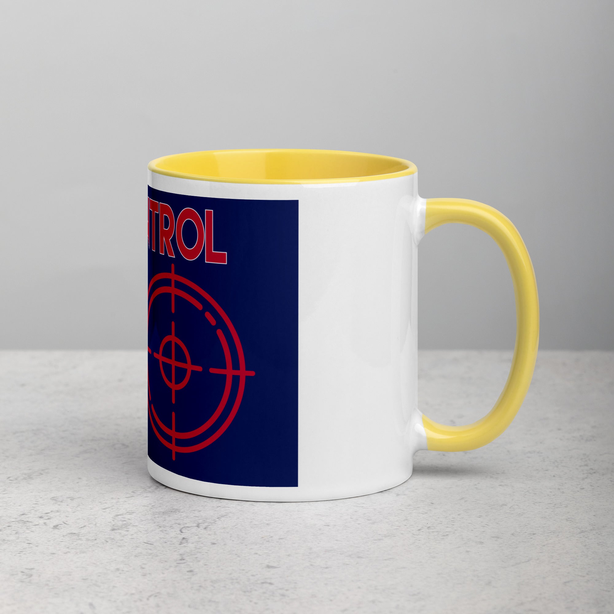 Gun Control Means Hitting Your Target Mug with Color Inside